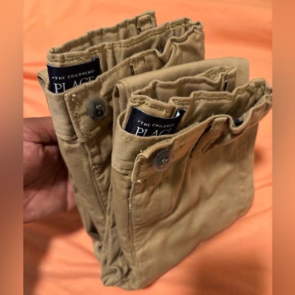 4T Children’s Place Khaki/ Uniform Pants (2 pair) - Picture 1 of 4